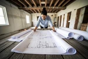 architecte-plans-table-bois-poutres