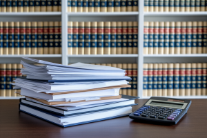 documents-calculatrice-bureau-bois-bibliotheque