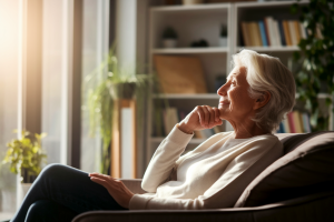 personne-agee-salon-fenetre-lumiere-bibliotheque