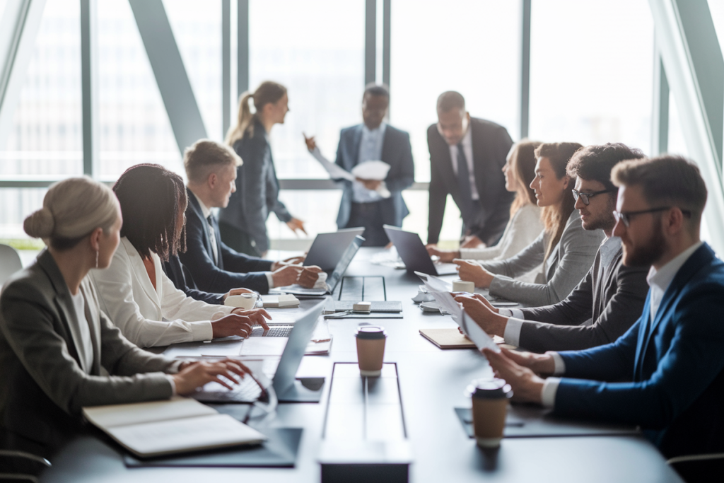 bureau-moderne-equipe-table-fenetre