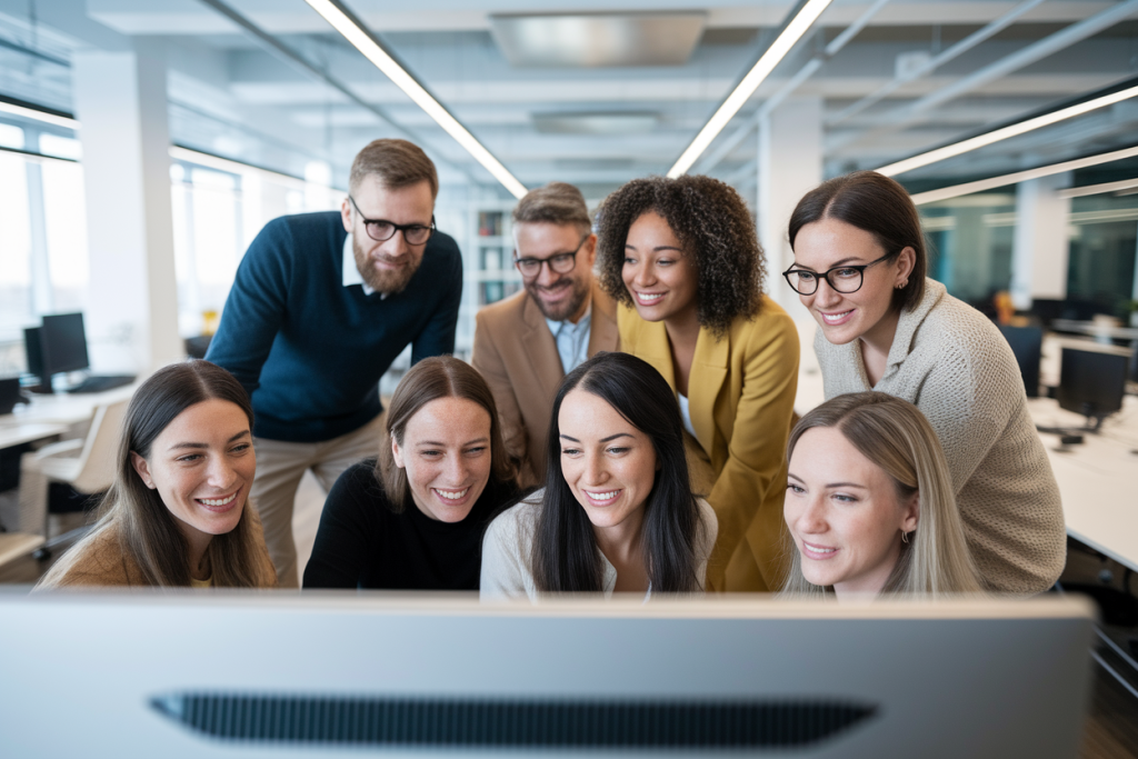 equipe-diverse-ecran-bureau-moderne