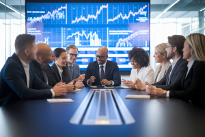 groupe-professionnels-table-conference-moderne