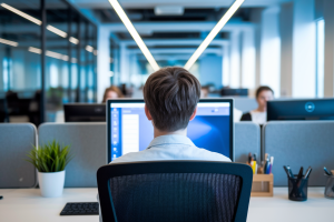 personne-dos-bureau-moderne-ecran