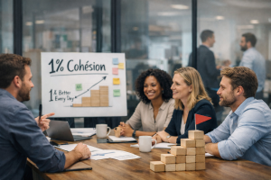 Management d’équipe : Comment la méthode « 1% Cohésion » révolutionne la collaboration en entreprise