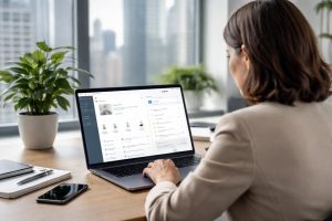 bureau-moderne-ordinateur-personne-concentree