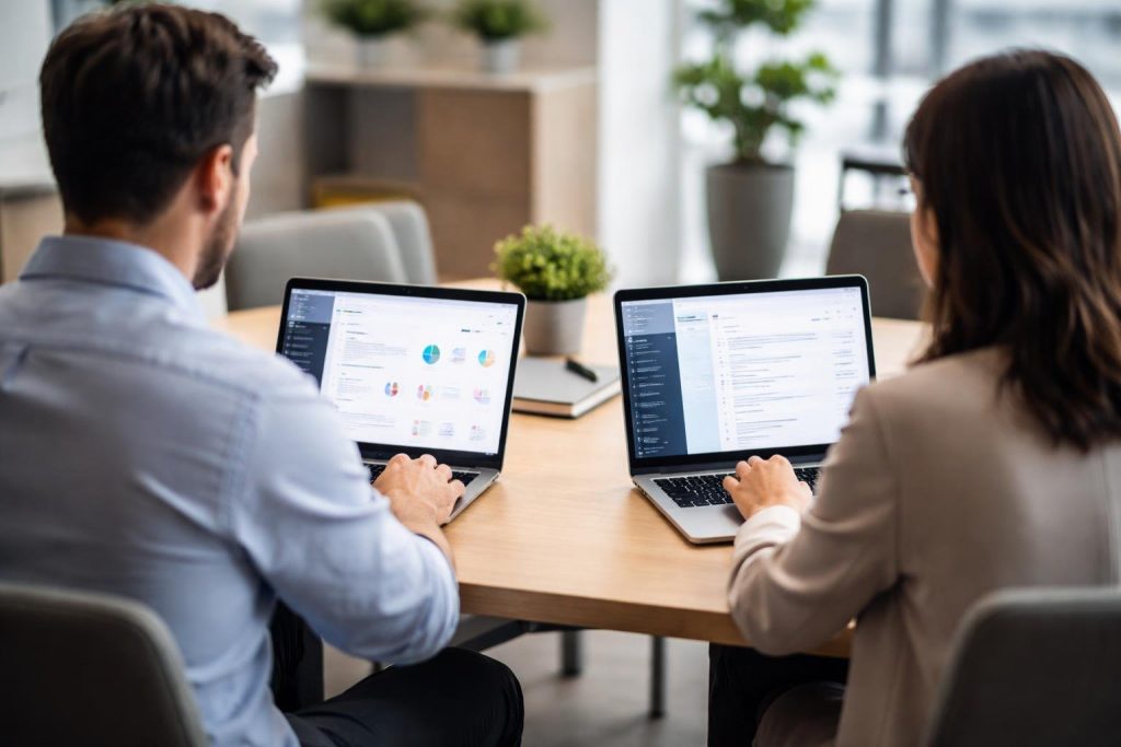 personnes-ordinateurs-table-bureau-contemporain