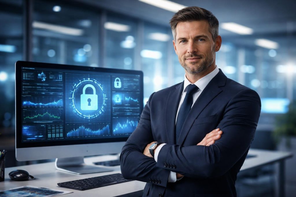 homme-affaires-ordinateur-securite-numerique