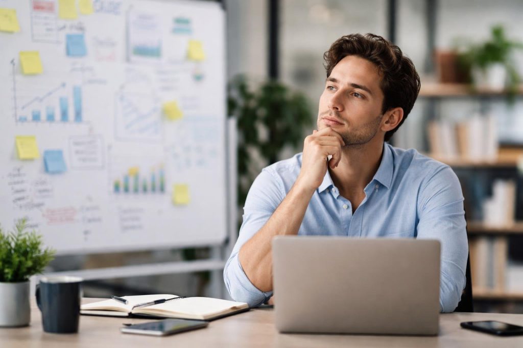 jeune-entrepreneur-bureau-tableau-blanc