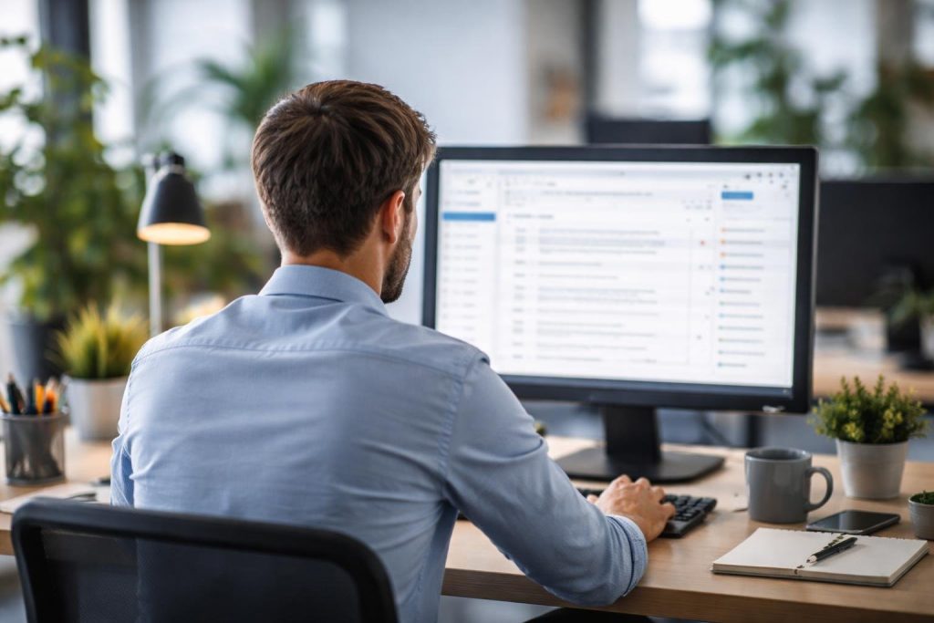 employe-bureau-ordinateur-interface-documents