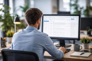 employe-bureau-ordinateur-interface-documents